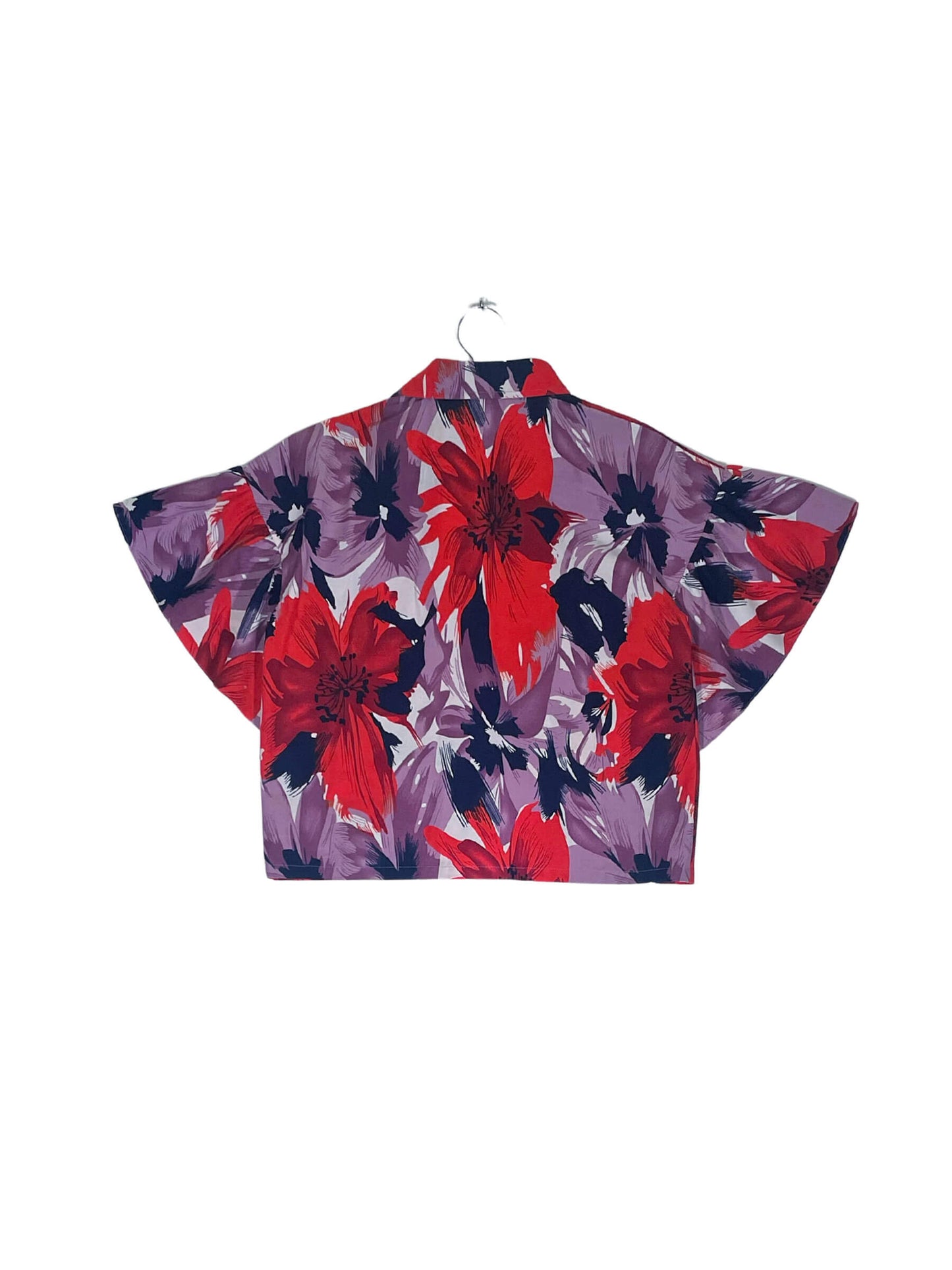 Asymmetric Collar Shirt #595 <M>