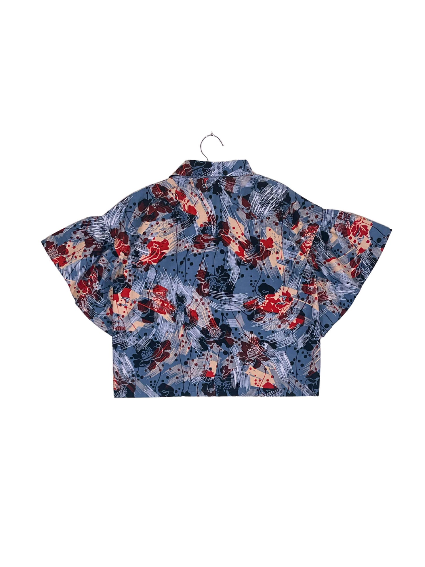 アシンメトリーカラーシャツ #655 <L>