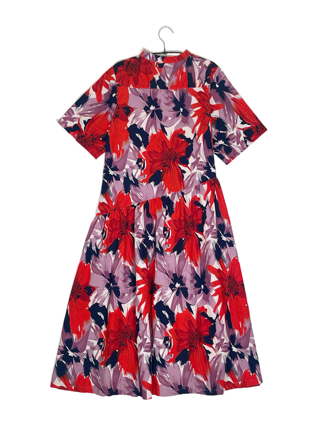 Asymmetric Shirt Dress #595 <L>