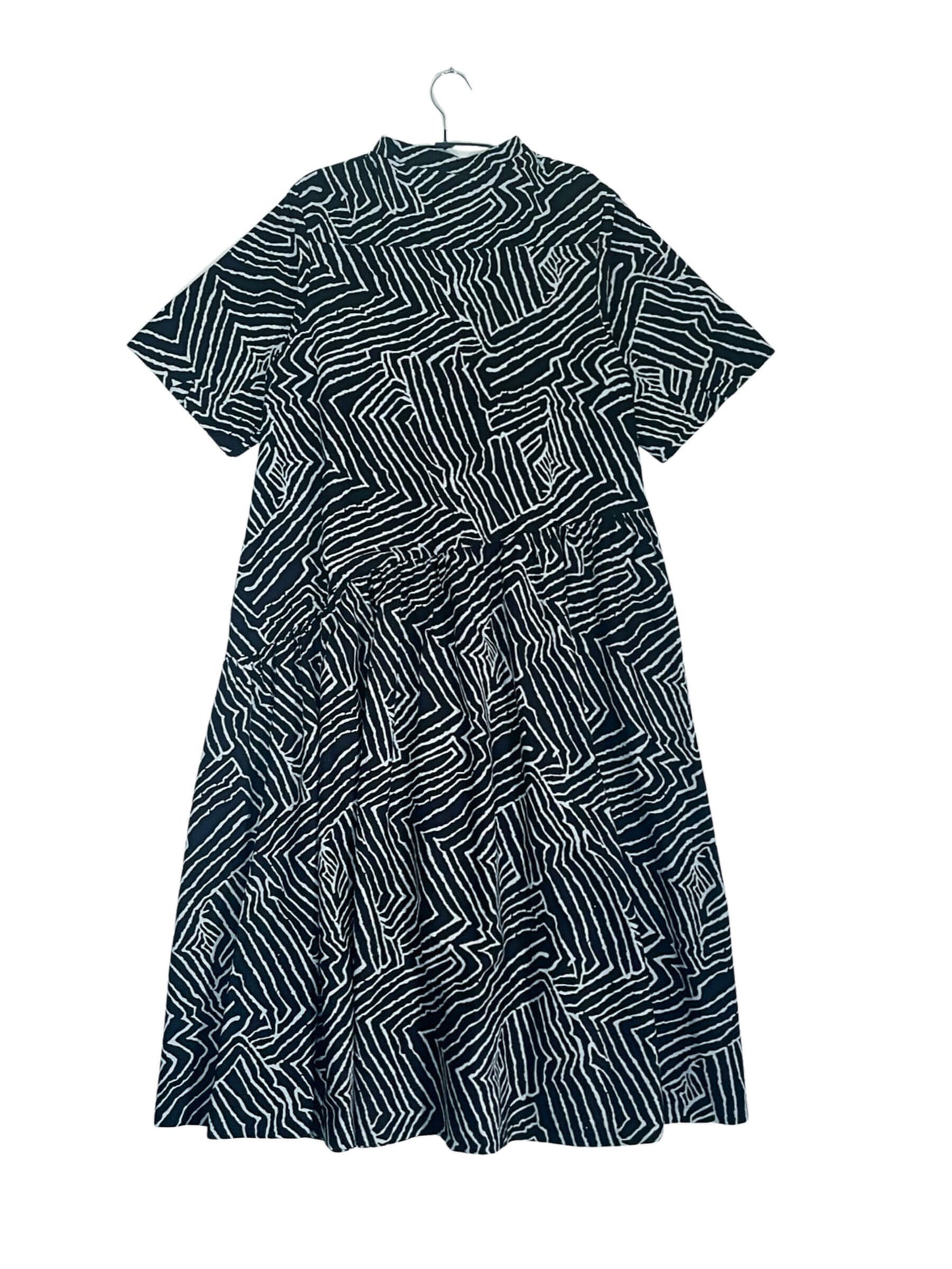 Asymmetric Shirt Dress #808 <L>