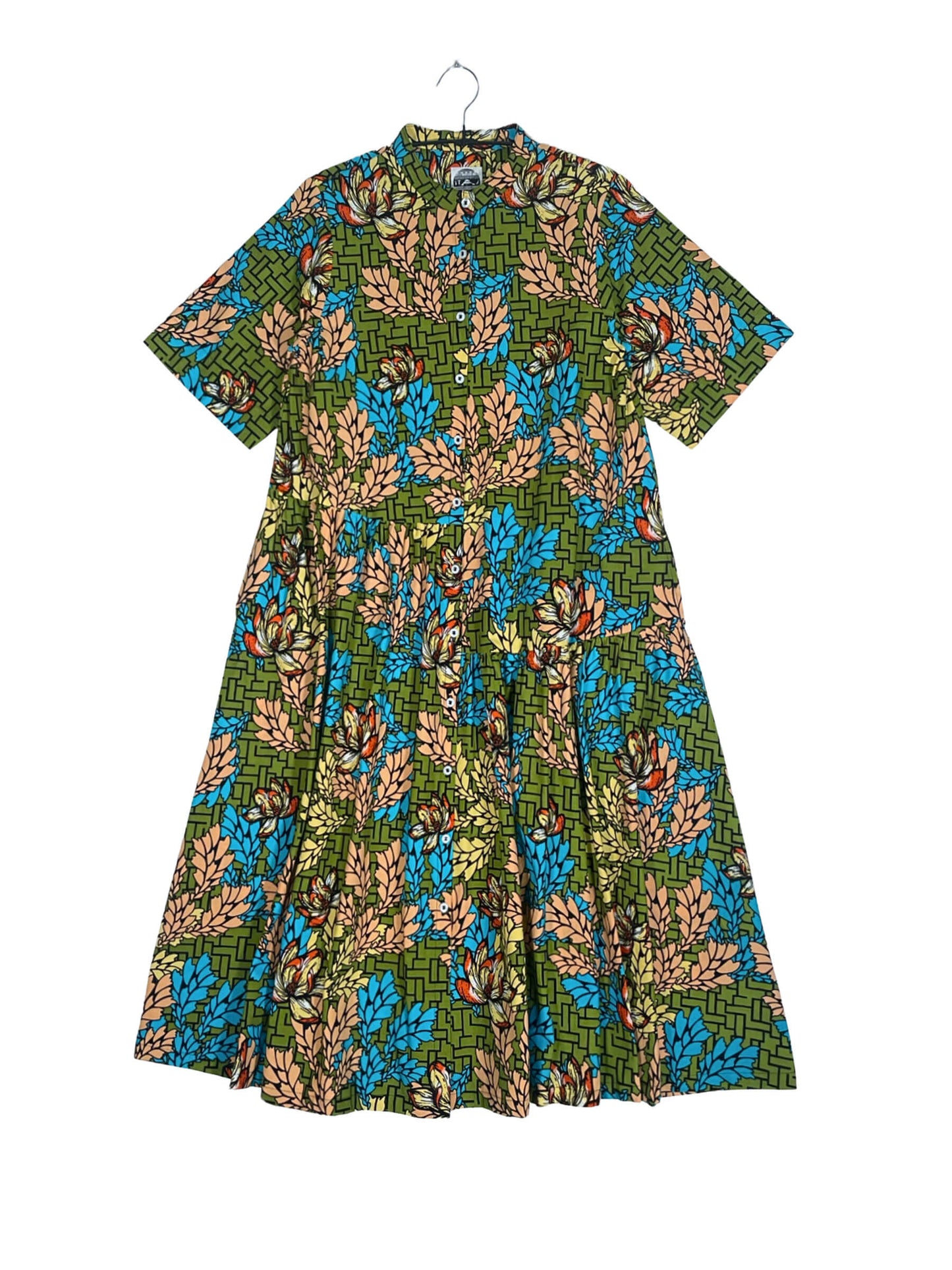Asymmetric Shirt Dress #822 <M>