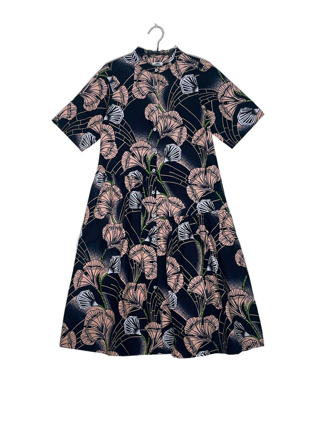 Asymmetric Shirt Dress #636 <S>