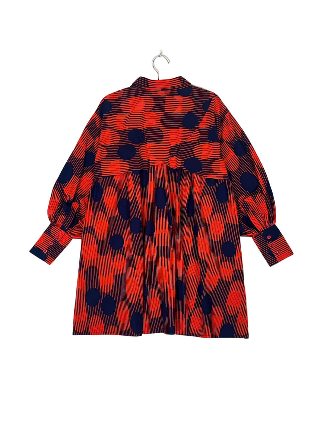 Cross Flap Back Shirt #678 <L>