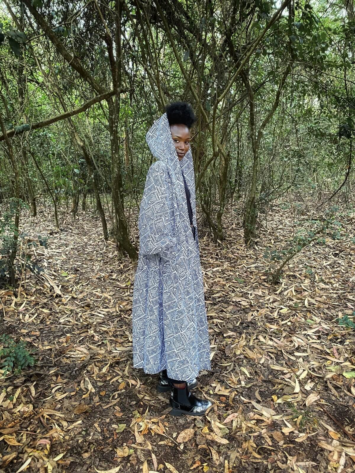 Hooded Coat Dress <Semi-custom Order>