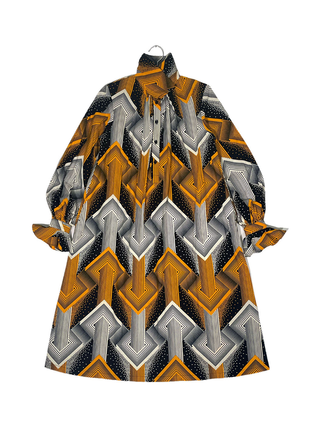 High Neck Smock Dress #739 <M>
