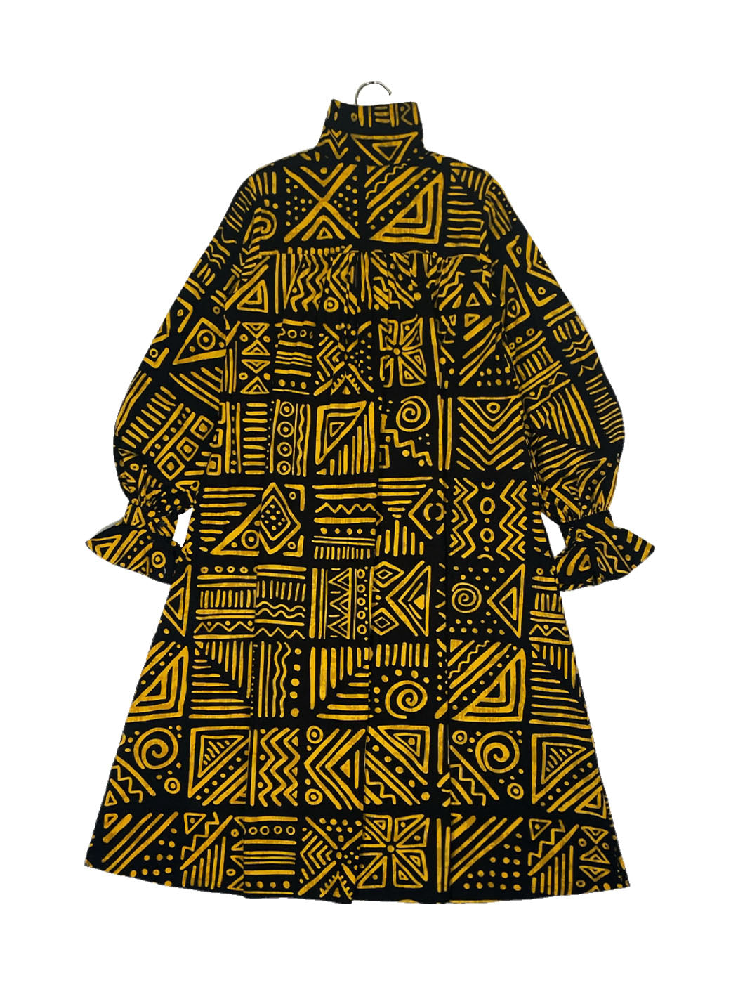 High Neck Smock Dress #755 <L>