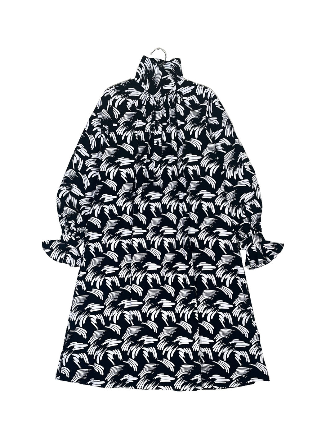 High Neck Smock Dress #756 <M>