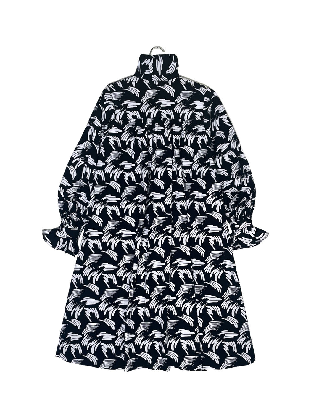 High Neck Smock Dress #756 <M>