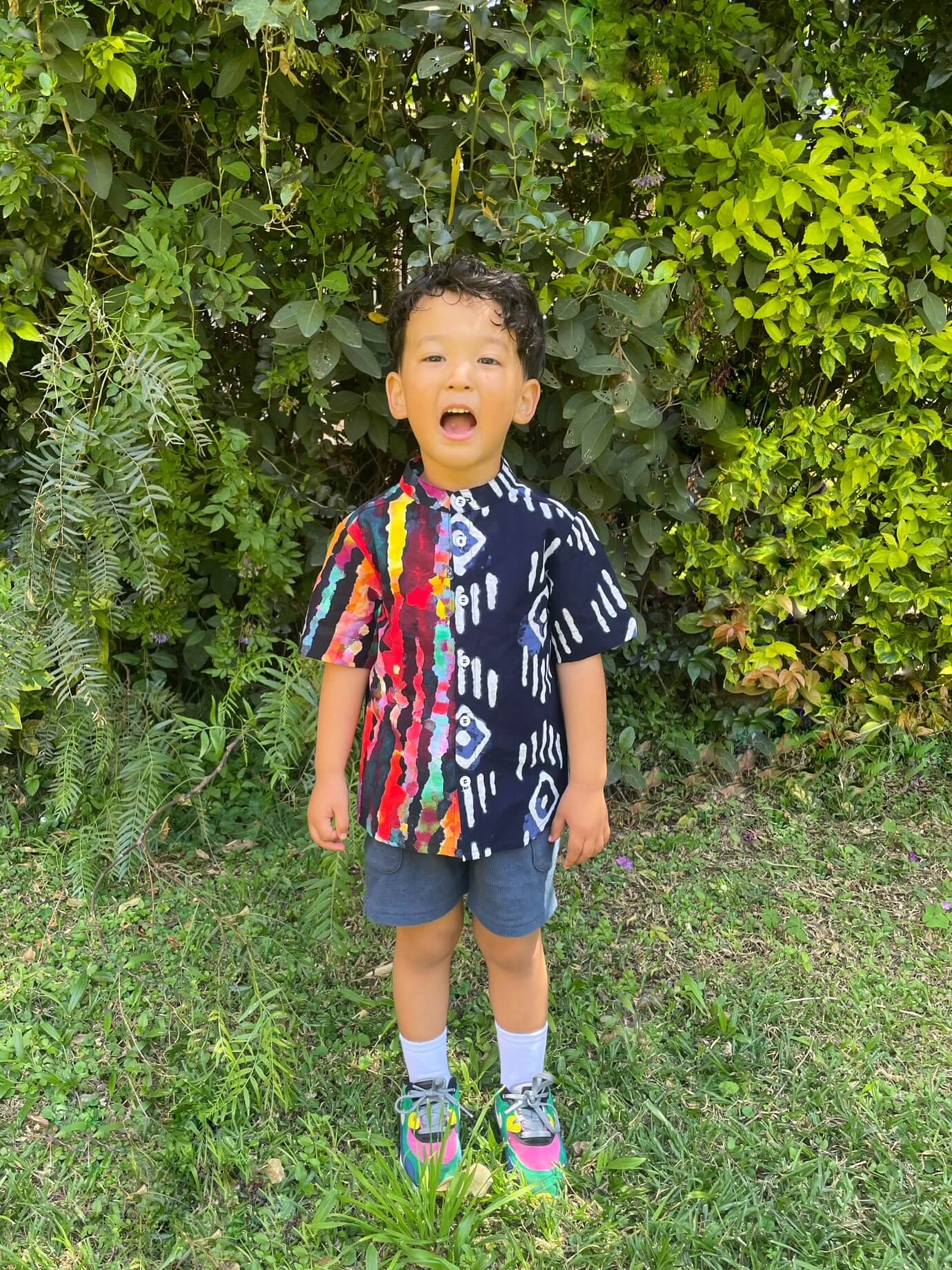 Kids Two-tone Shirt <Semi-custom Order>