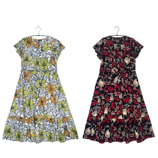 Ruffle Sleeve Dress <Semi-custom Order>
