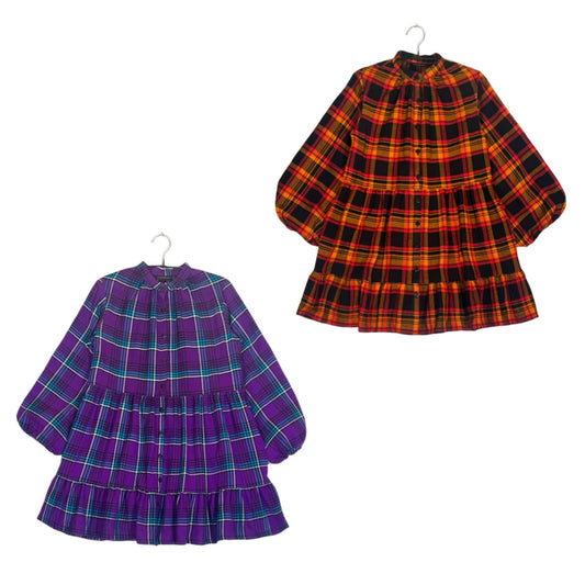 Maasai Shuka Shirt Dress - Short <Semi-custom Order>
