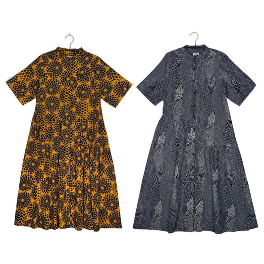 Asymmetric Shirt Dress <Semi-custom Order>