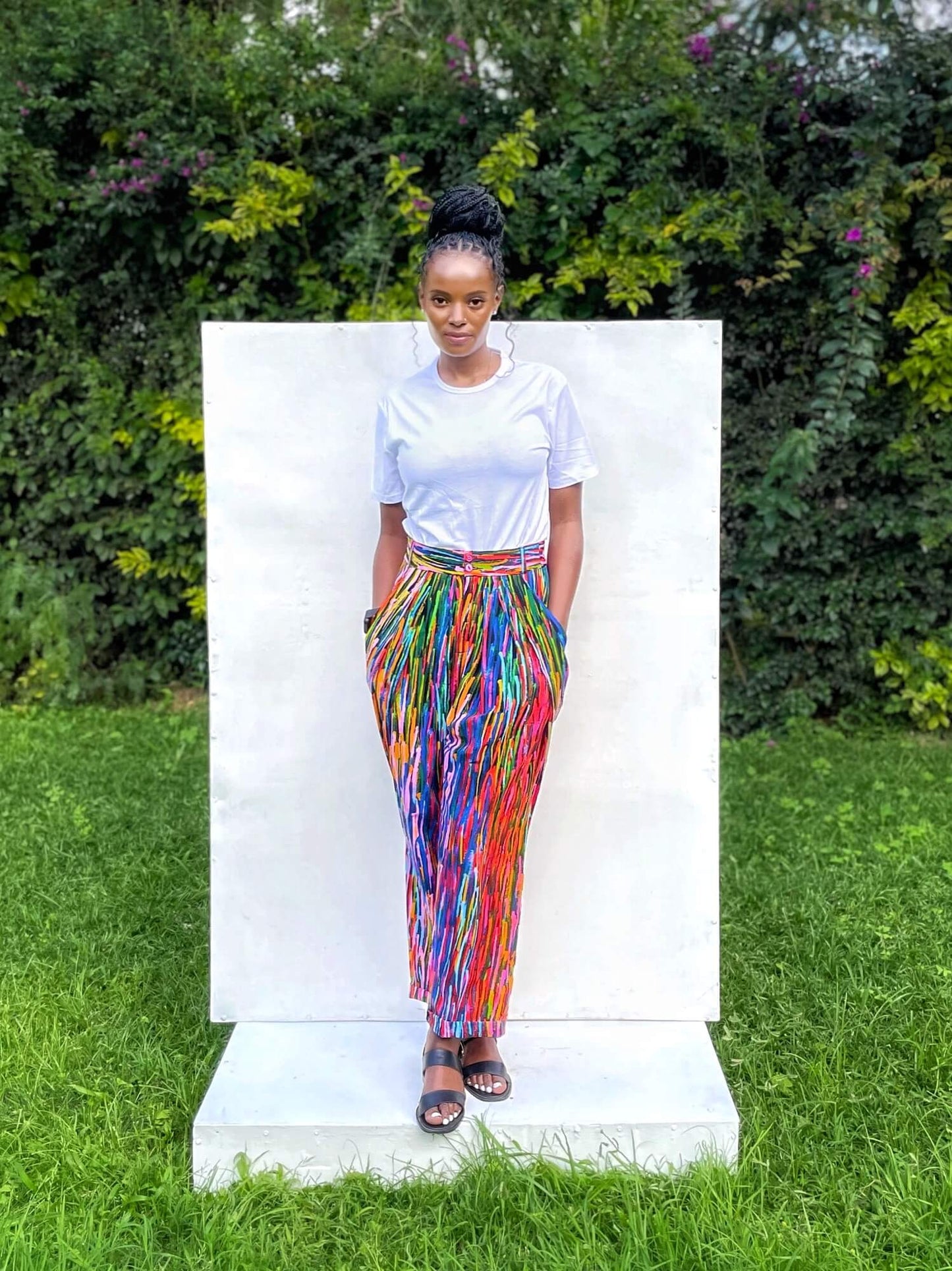 Quintuple Pleated Pants #599 <L>