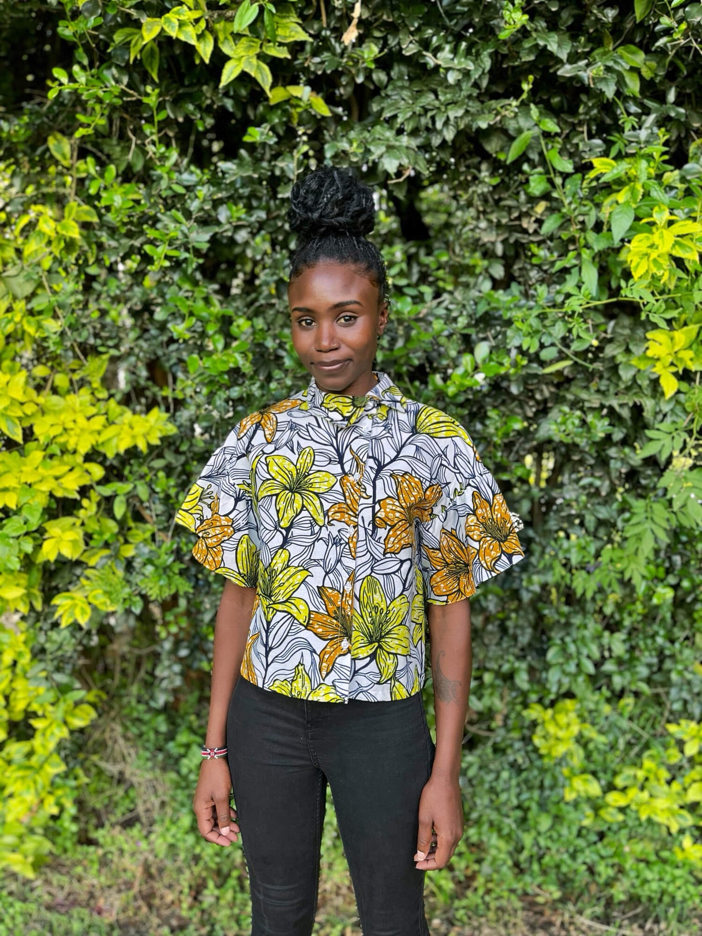Asymmetric Collar Shirt <Pre-Order>