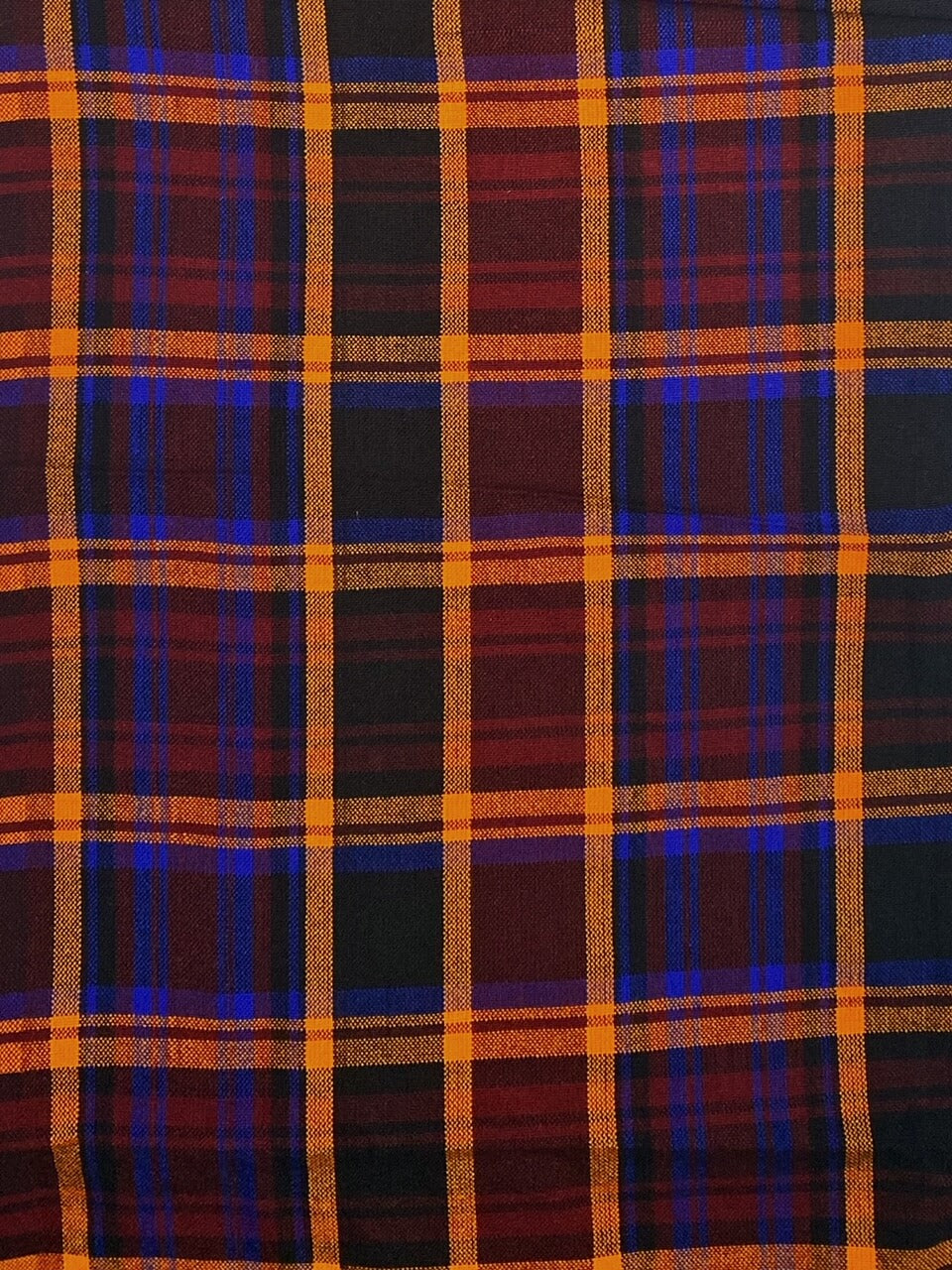 Maasai Shuka Shirt Dress - Long #45 <M>