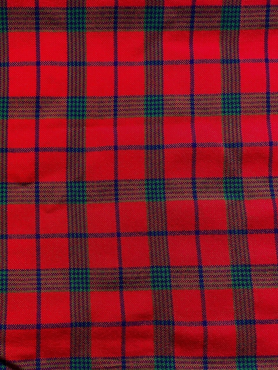Maasai Shuka Tiered Skirt #74 <S>