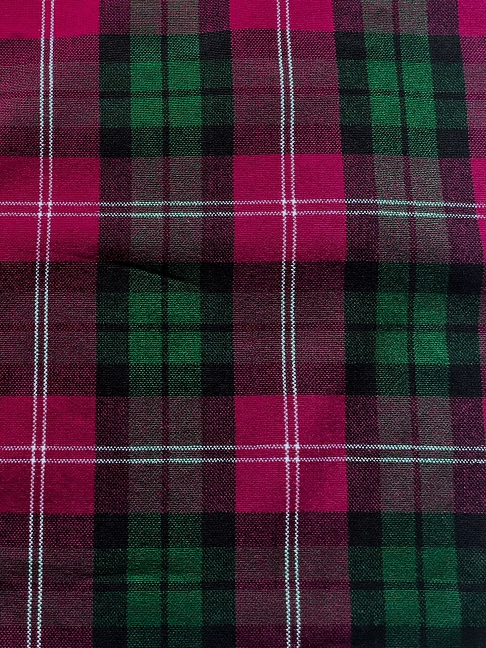 Maasai Shuka Tiered Skirt #78 <S>