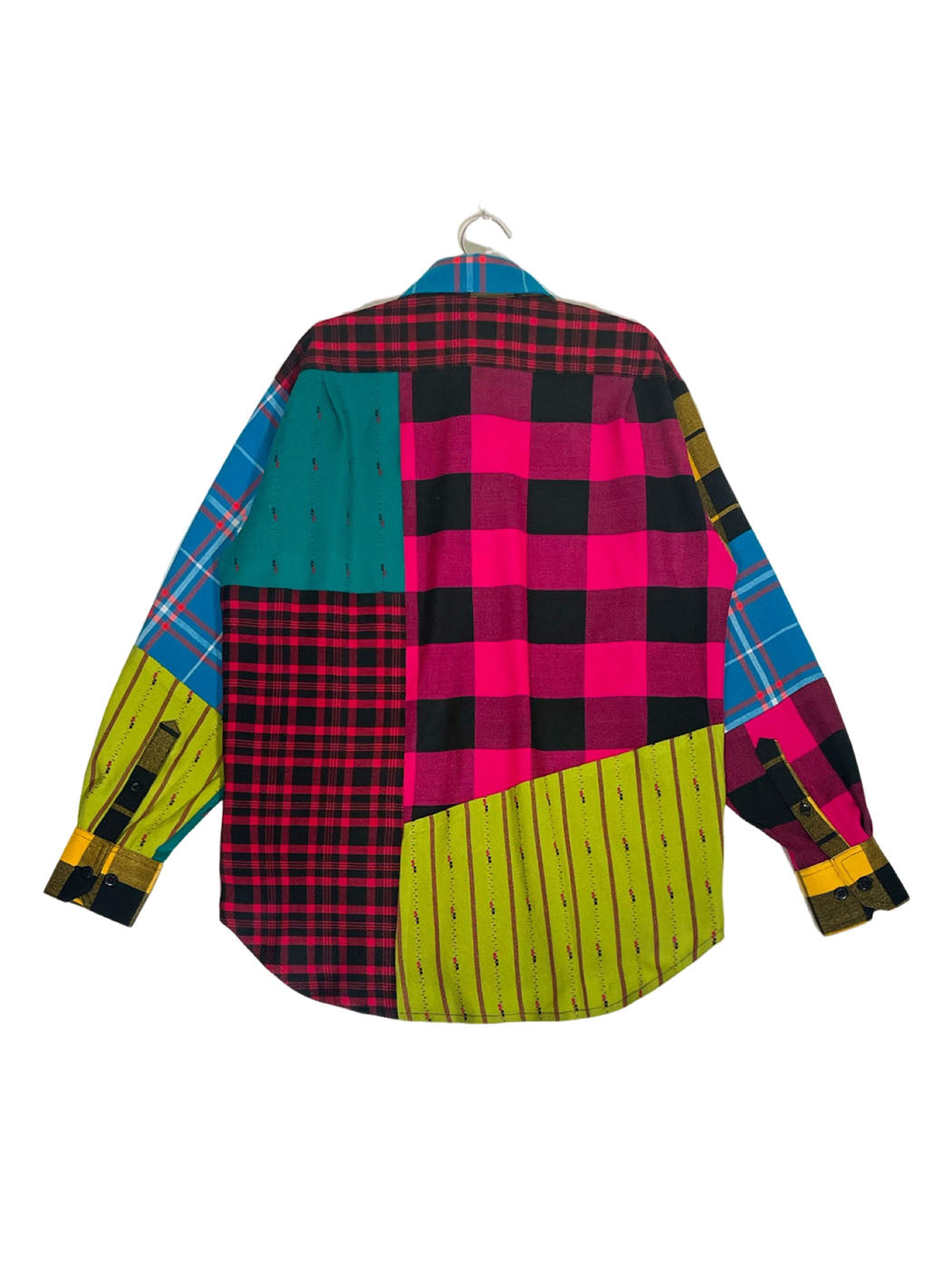 Maasai Shuka Patchwork Shirt - Op.6 <L>
