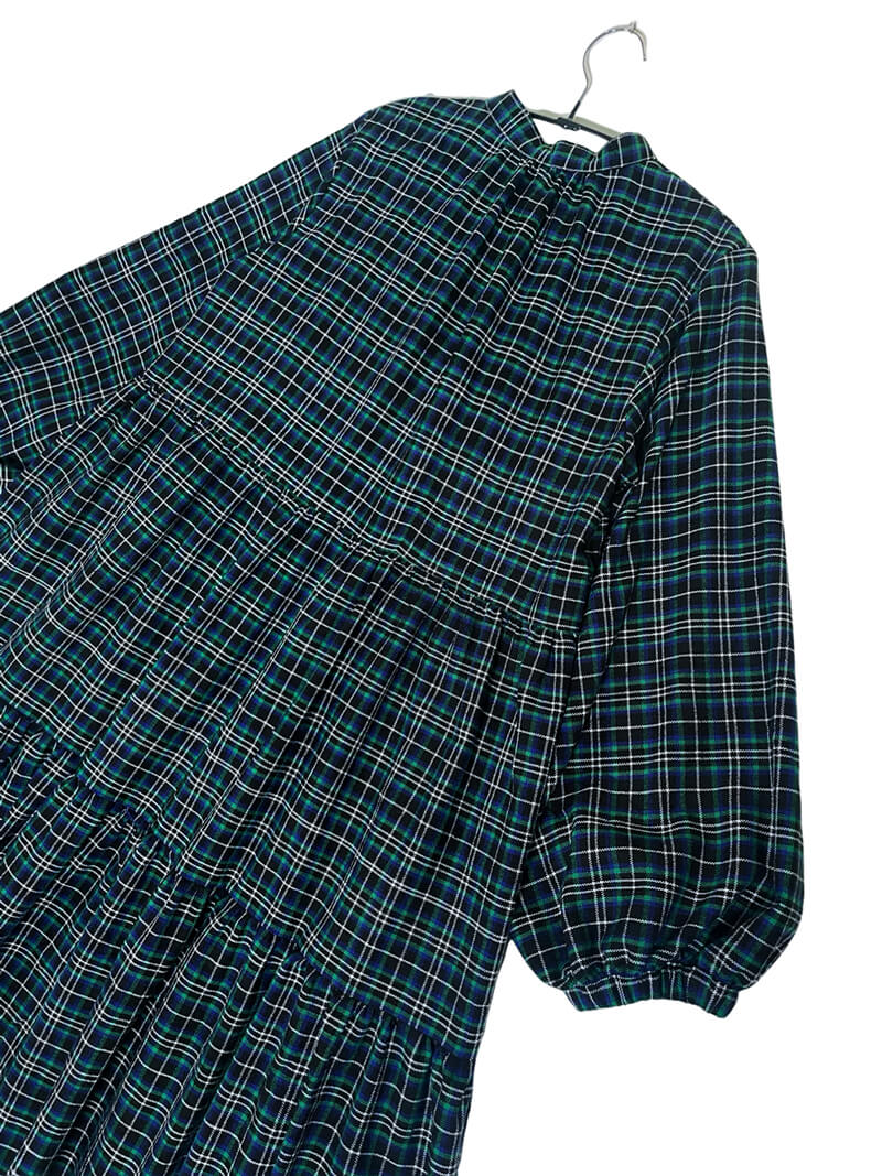 Maasai Shuka Shirt Dress - Long <Seim-custom Order>