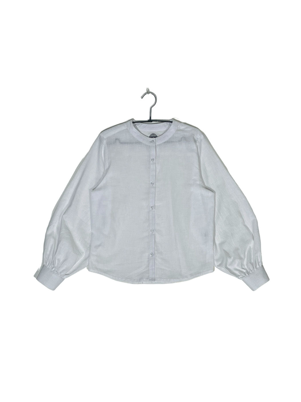 Plain Band Collar Shirt <Made to Order>