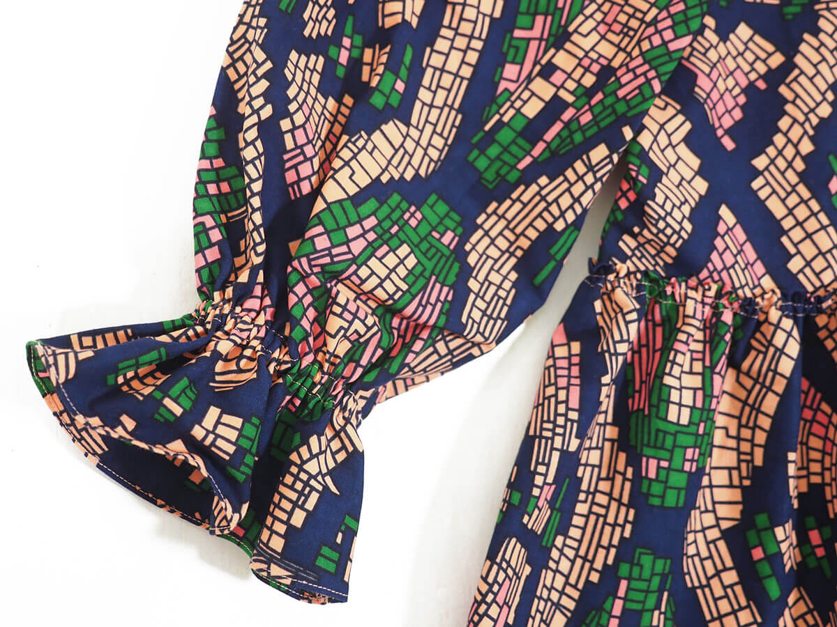 Ruffle Collar Blouse <Semi-custom Order>