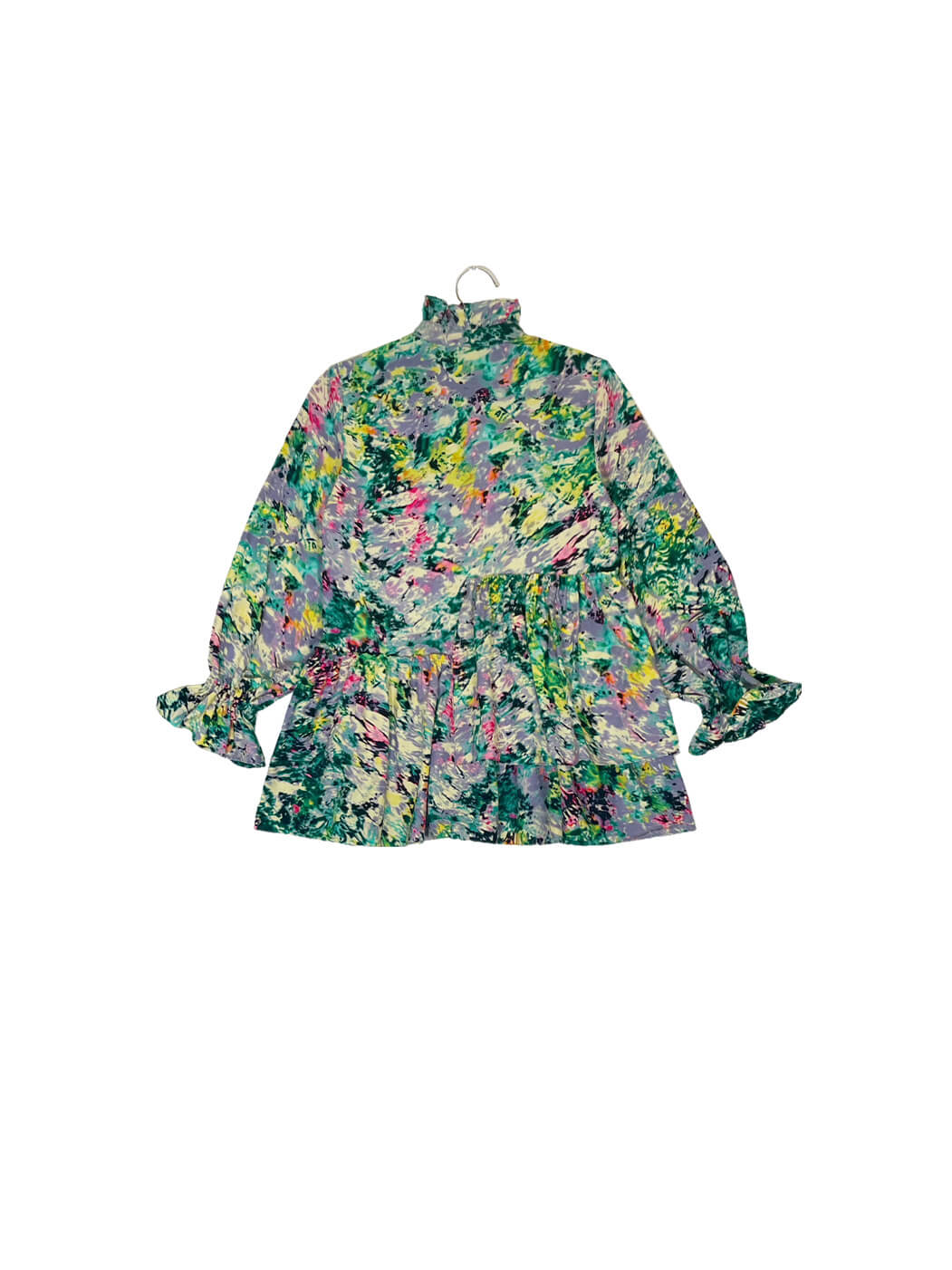 Ruffle Collar Blouse #635 <S>