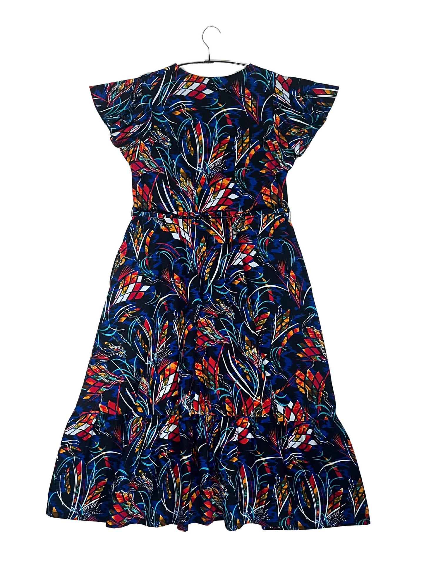 Ruffle Sleeve Dress #782 <L>