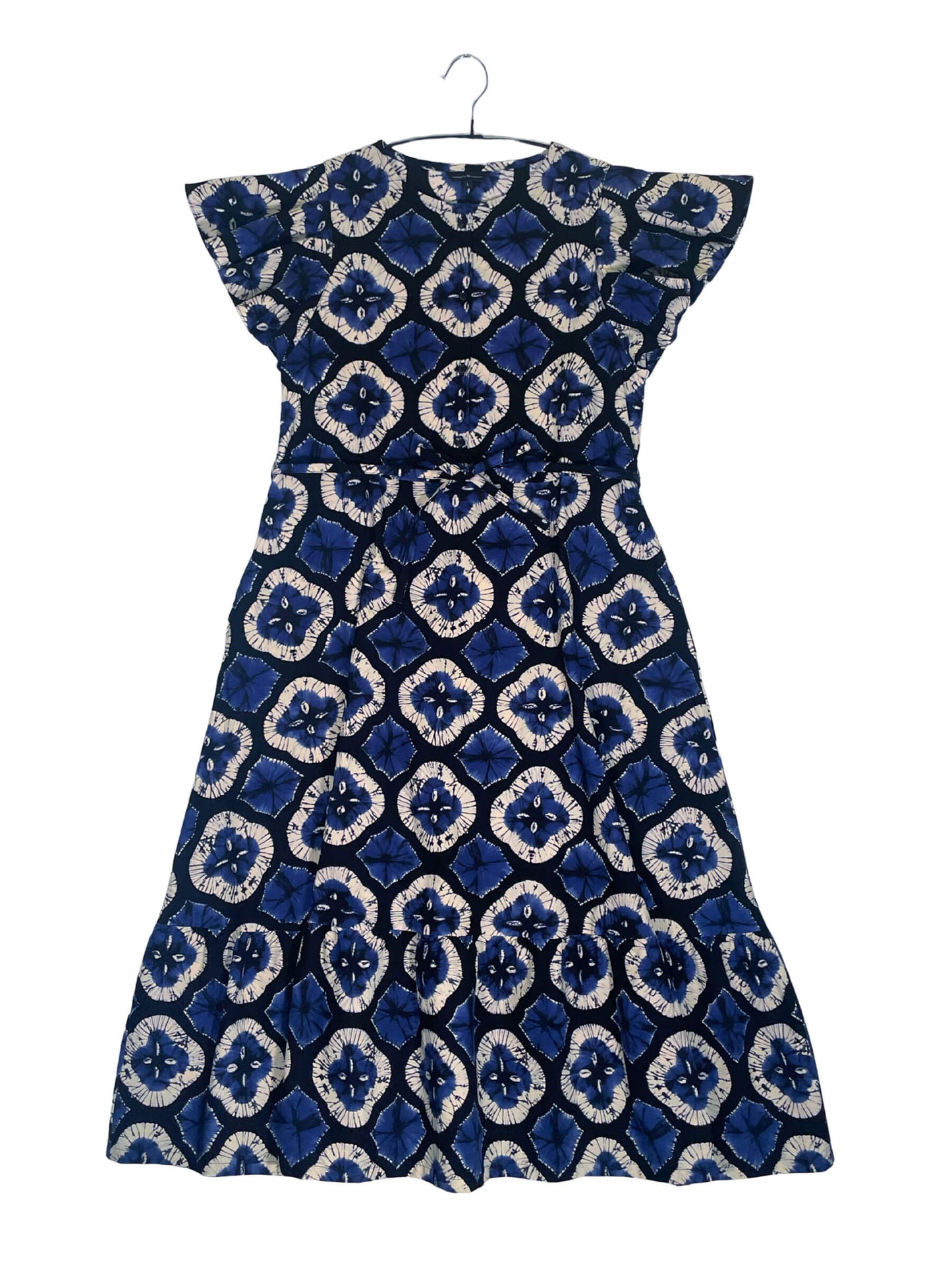 Ruffle Sleeve Dress #676 <L>