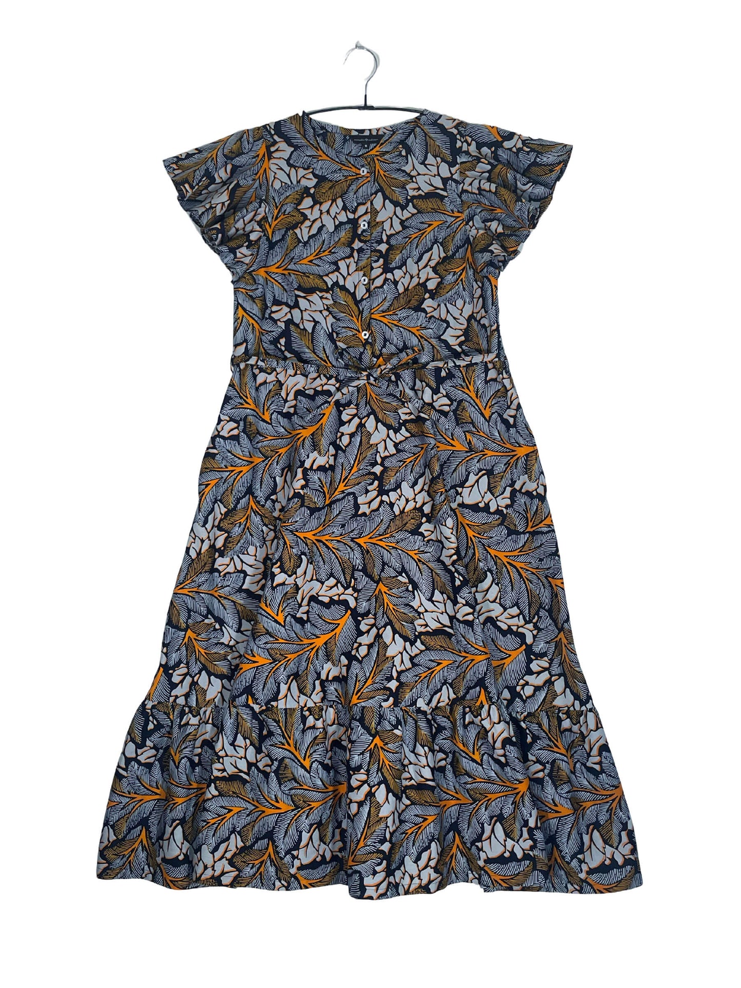 Ruffle Sleeve Dress #783 <M>