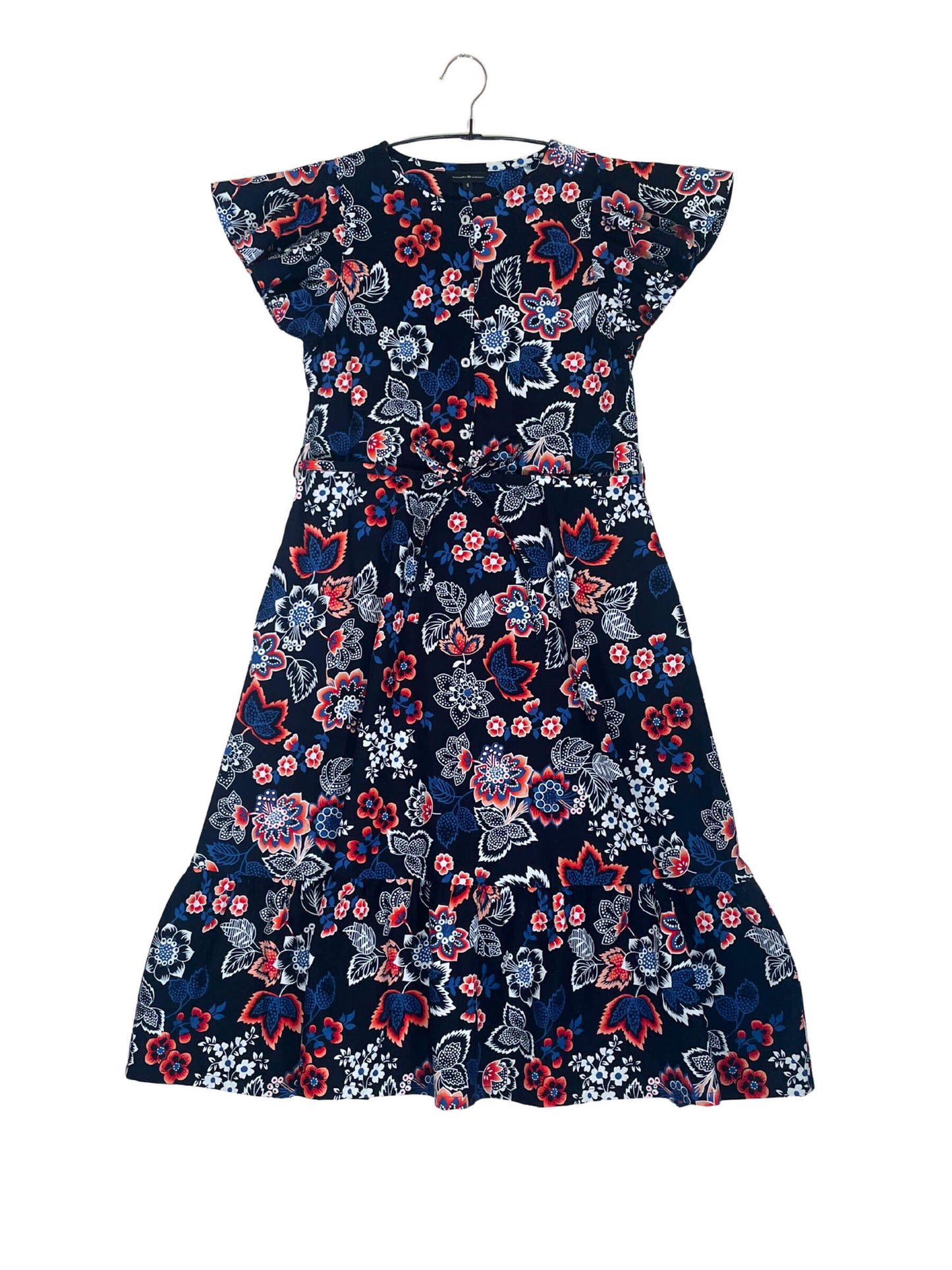Ruffle Sleeve Dress #774 <S>