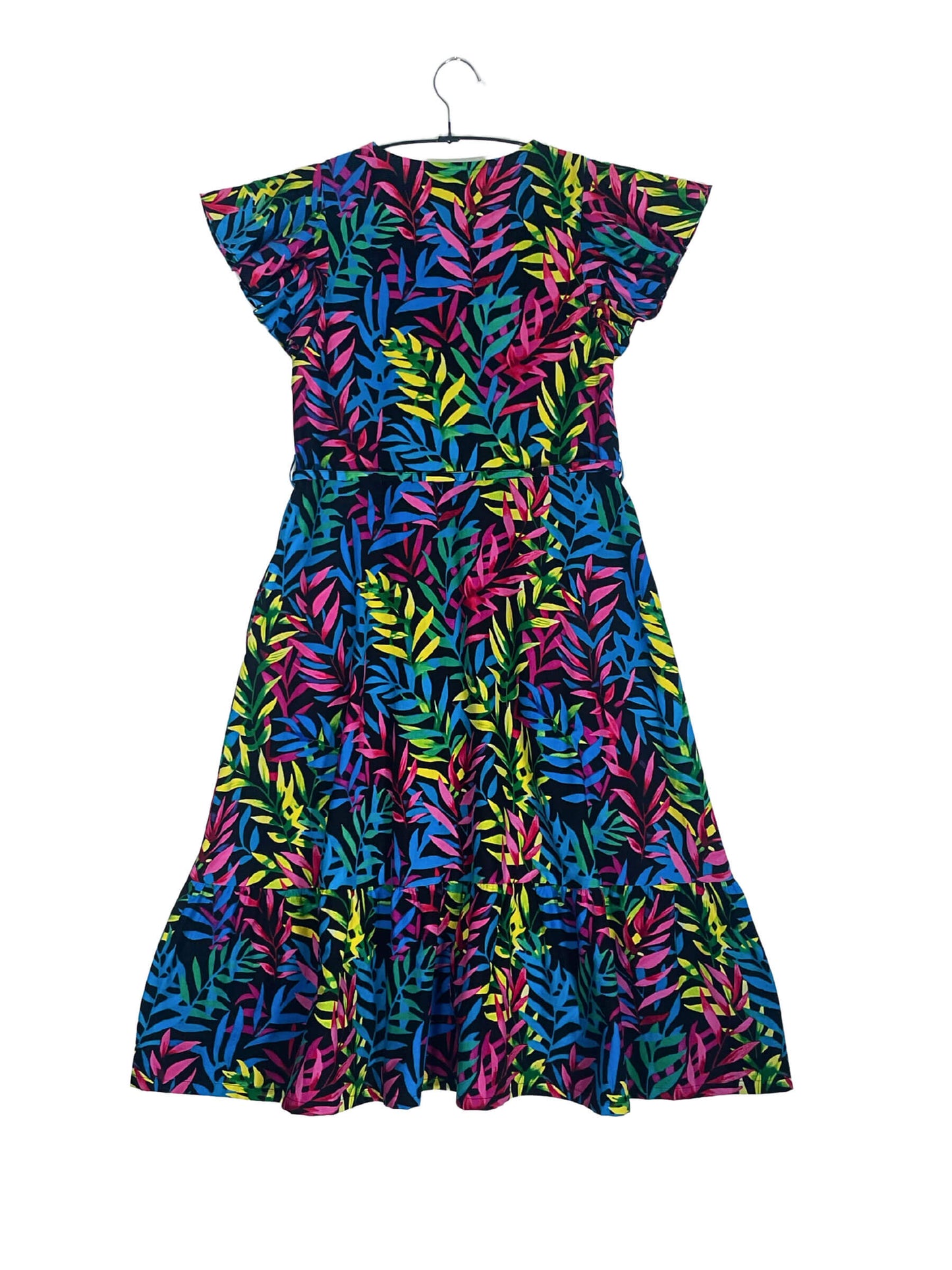 Ruffle Sleeve Dress #772 <S>