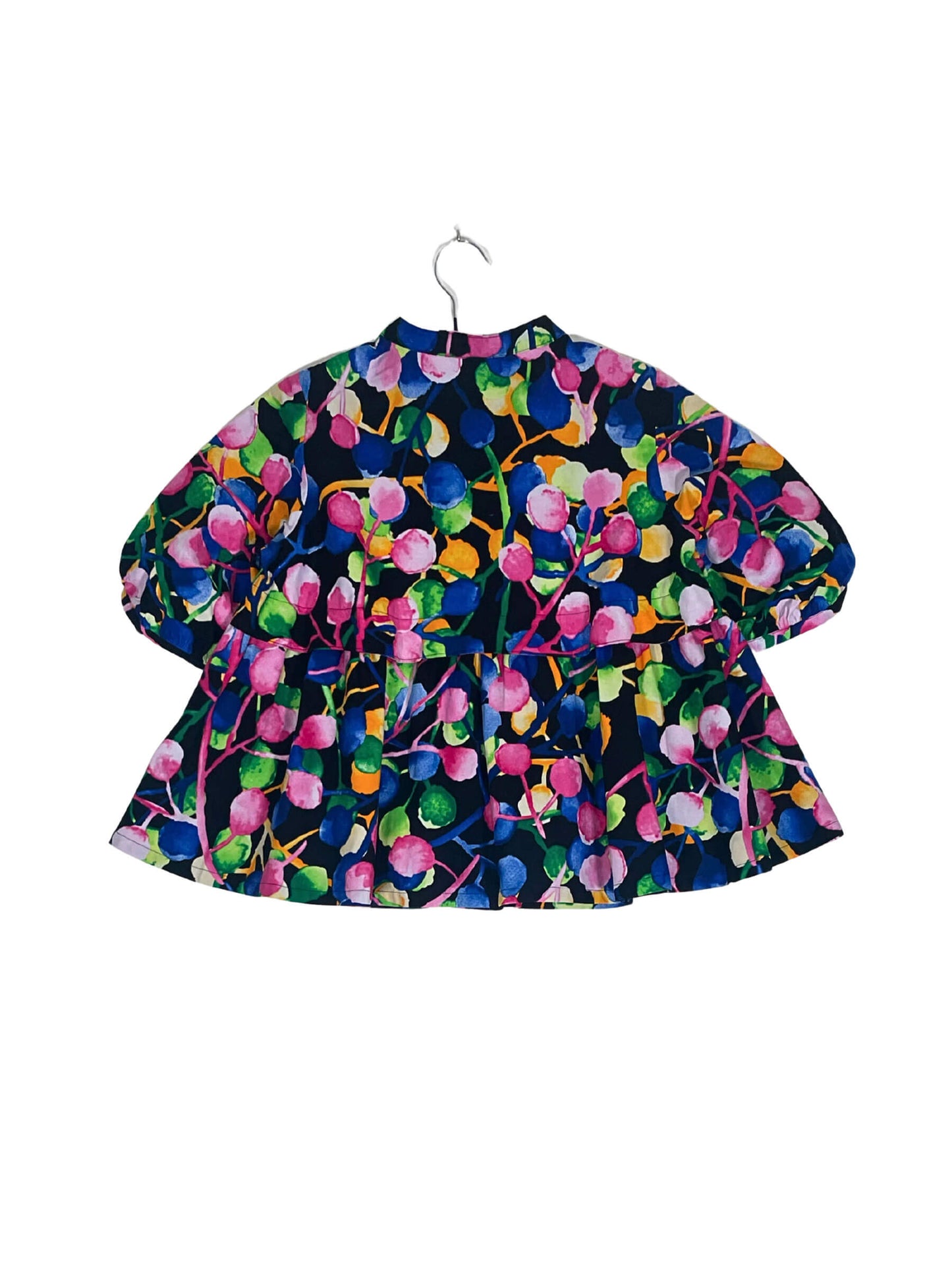 Volume Sleeve Flared Shirt #707 <S>