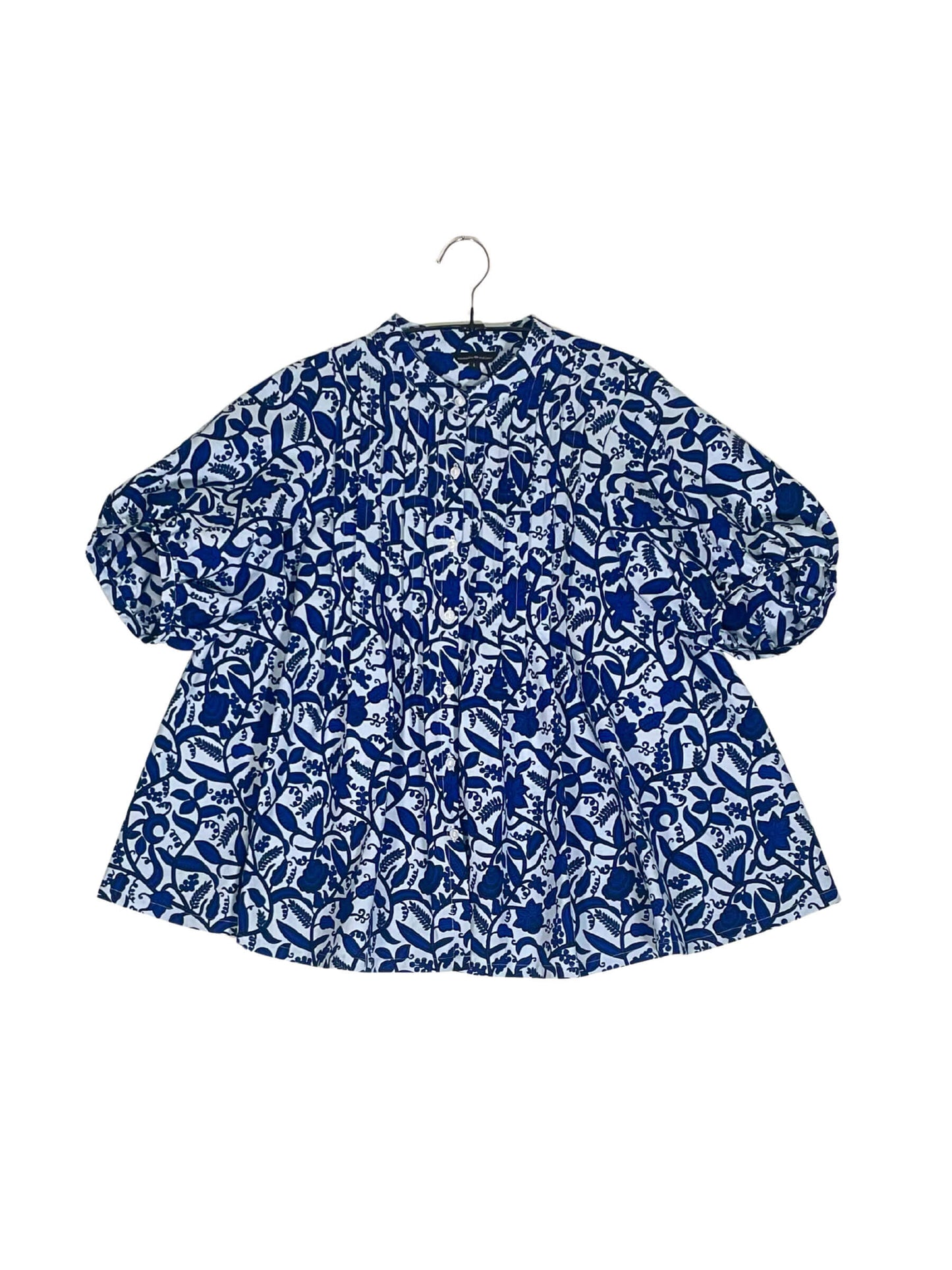 Volume Sleeve Flared Shirt #792 <L>