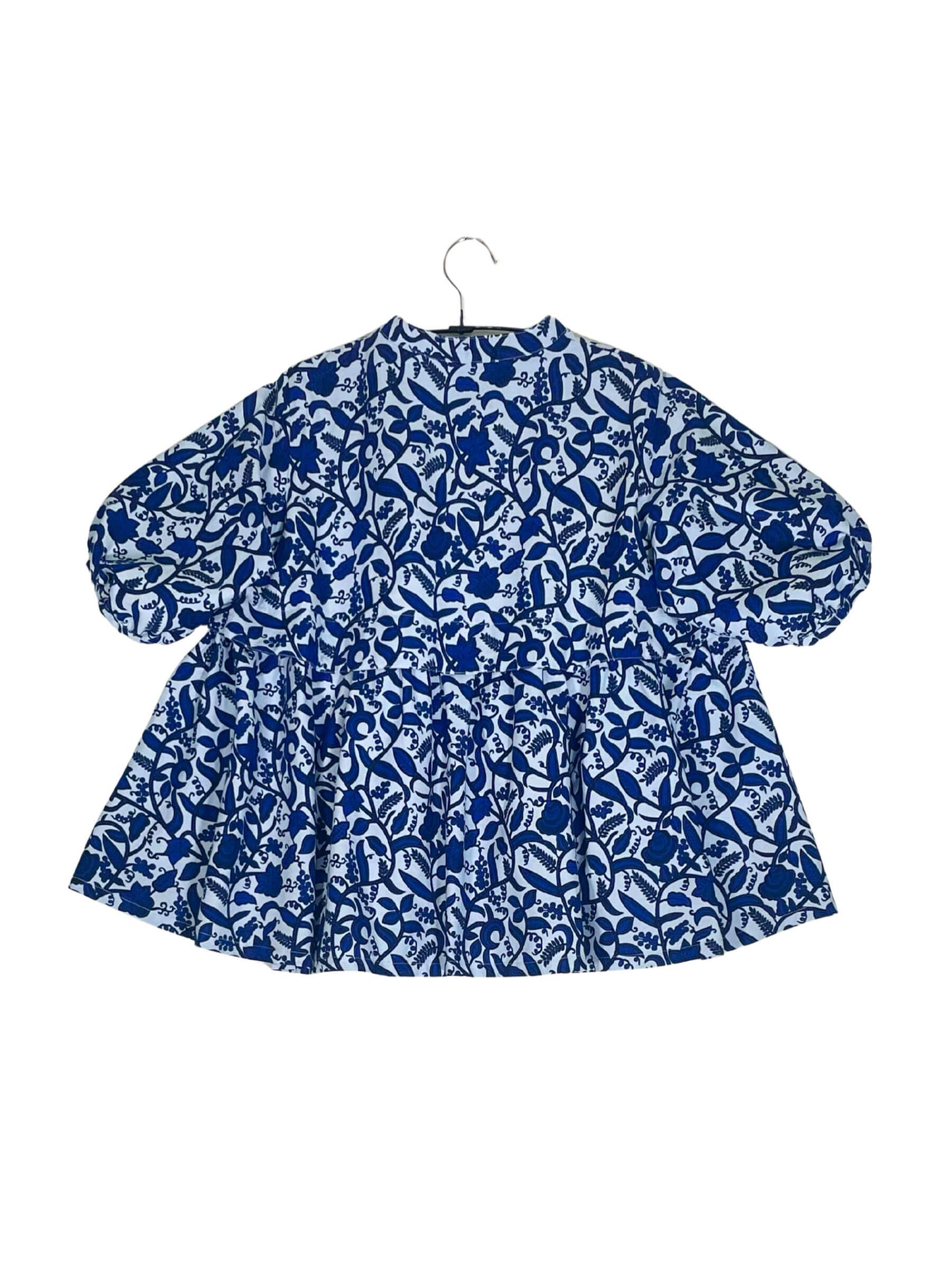 Volume Sleeve Flared Shirt #792 <L>