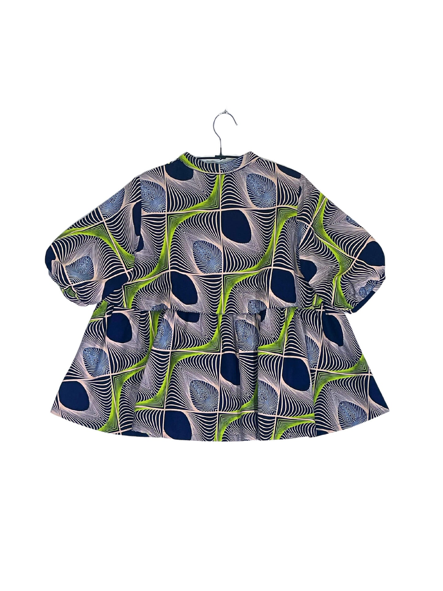 Volume Sleeve Flared Shirt #824 <M>