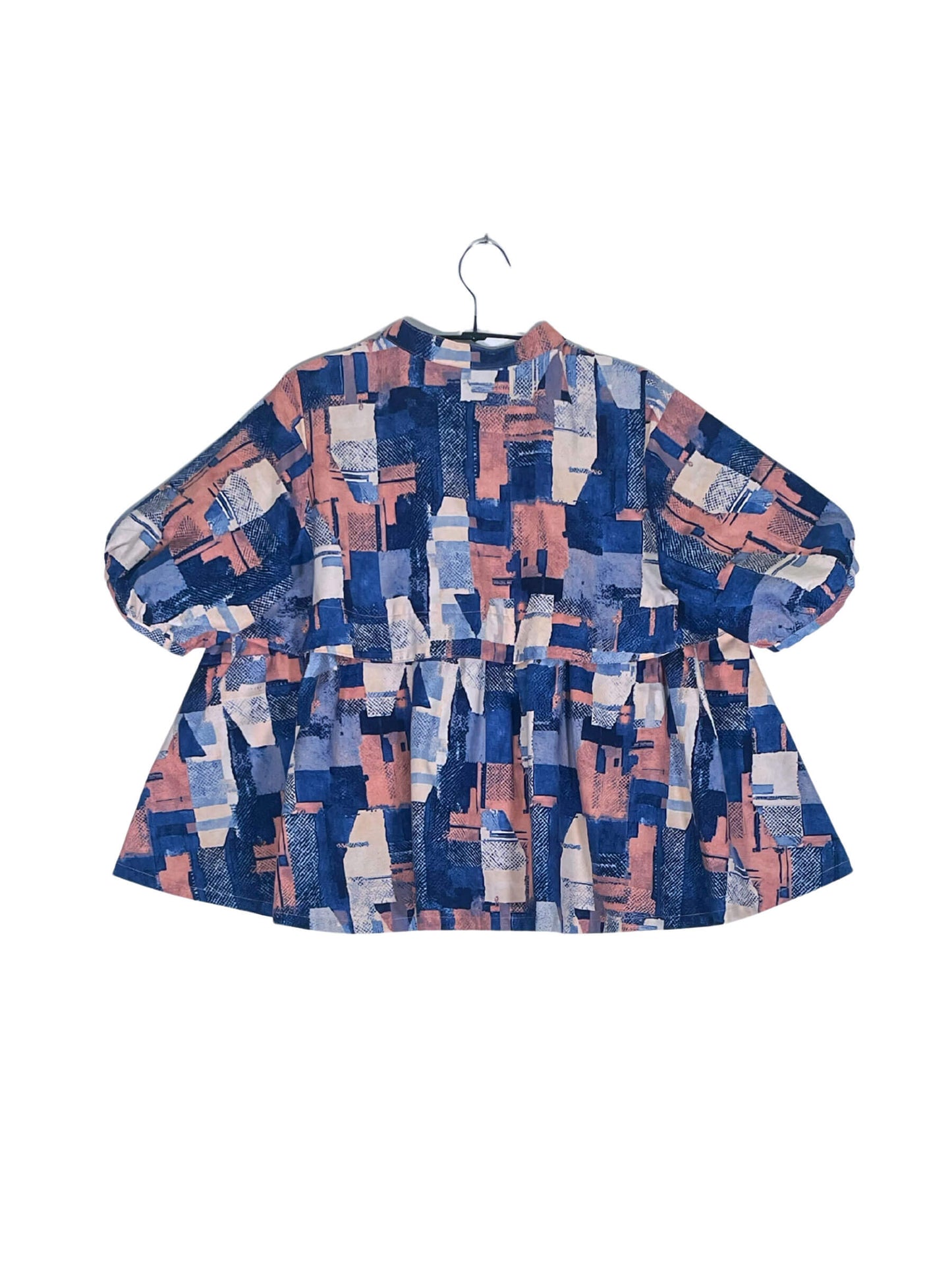 Volume Sleeve Flared Shirt #658 <M>