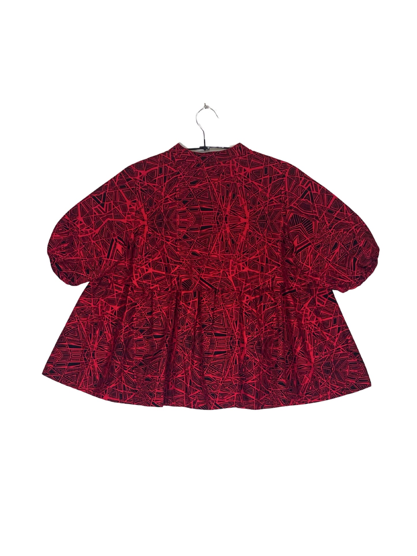 Volume Sleeve Flared Shirt #642 <M>