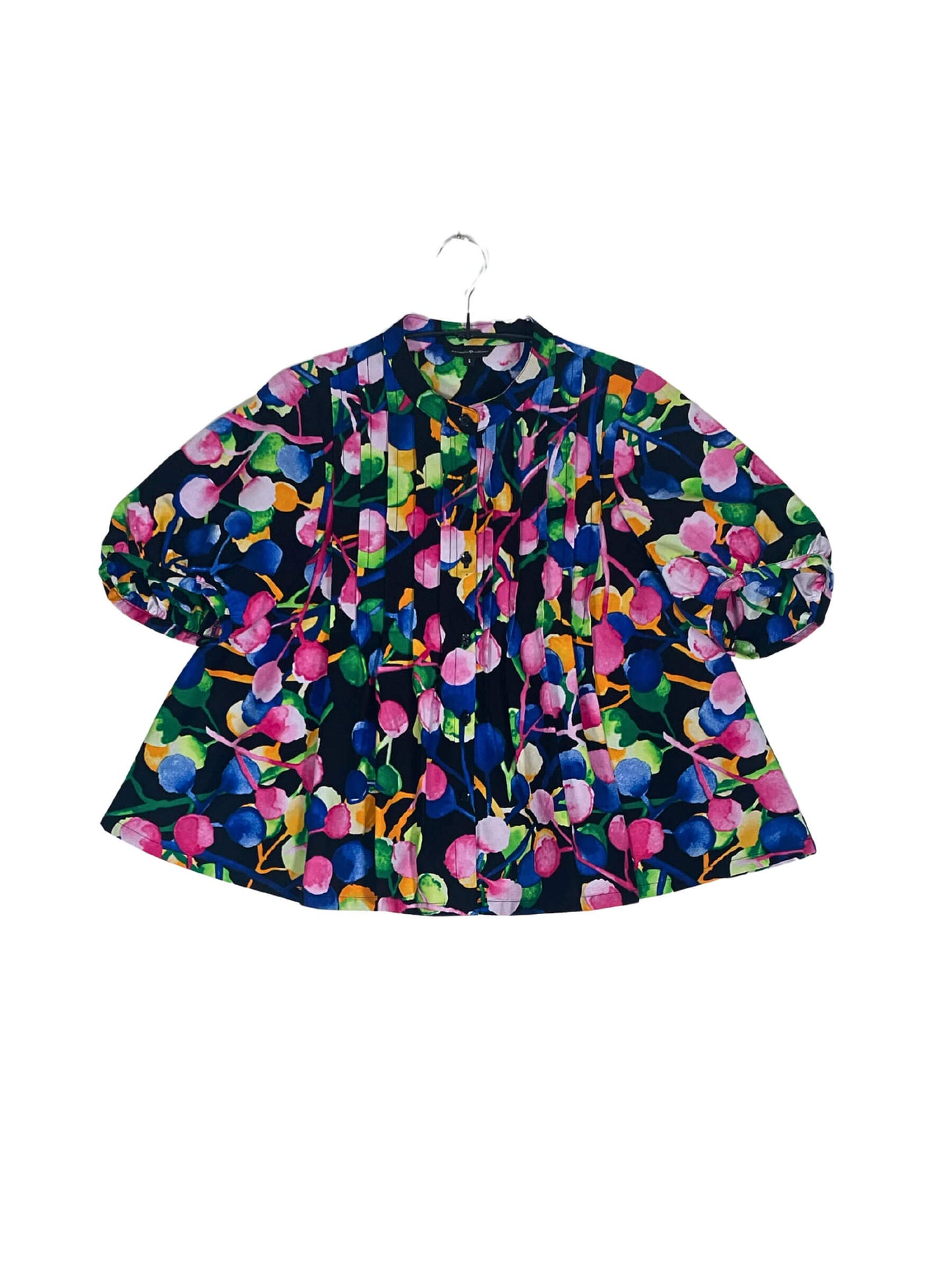 Volume Sleeve Flared Shirt #707 <S>