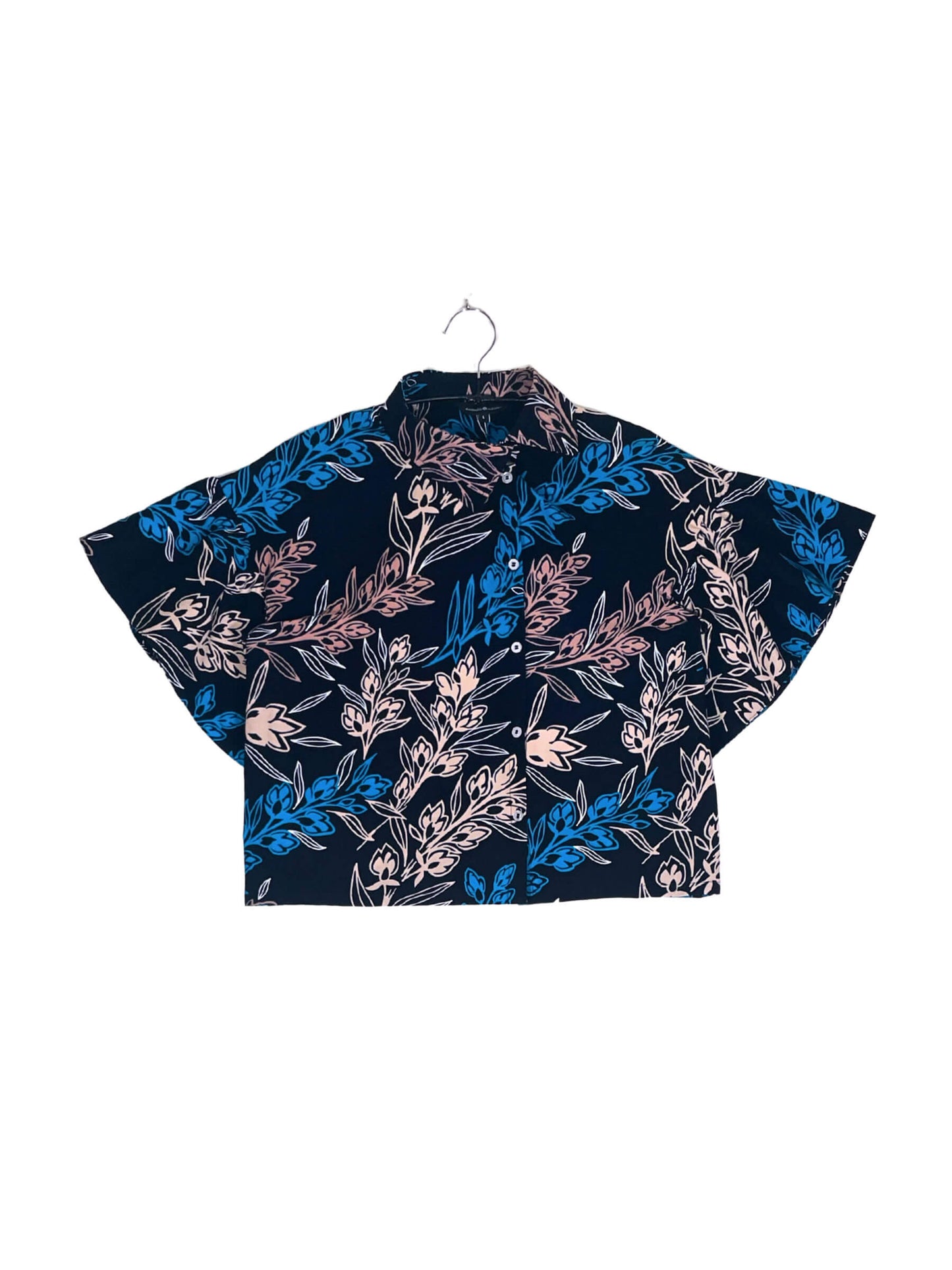 アシンメトリーカラーシャツ #735 <L>
