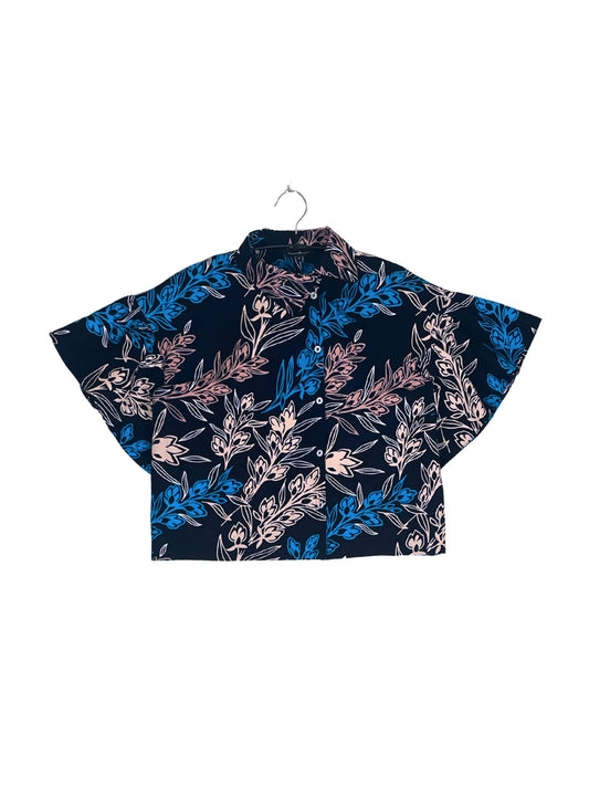 Asymmetric Collar Shirt #735 <L>
