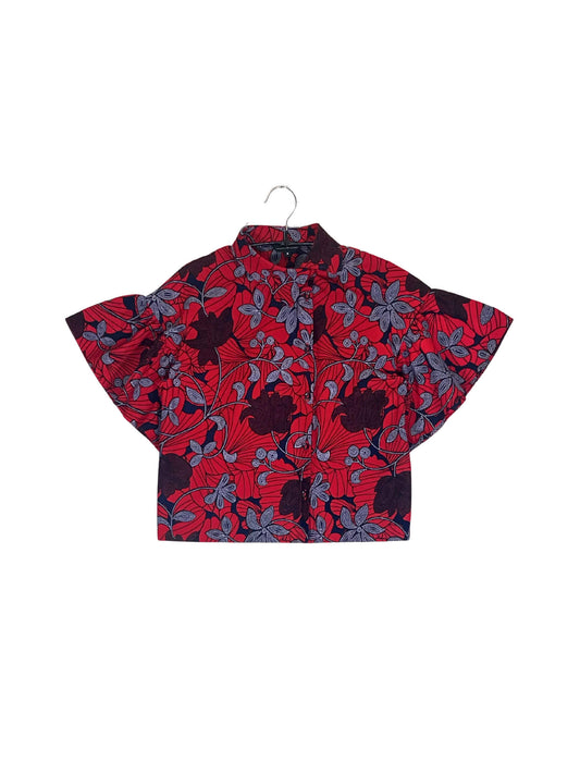 Asymmetric Collar Shirt #372 <M>