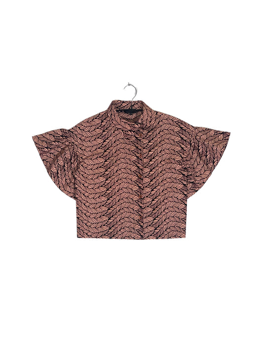 Asymmetric Collar Shirt #743 <S>