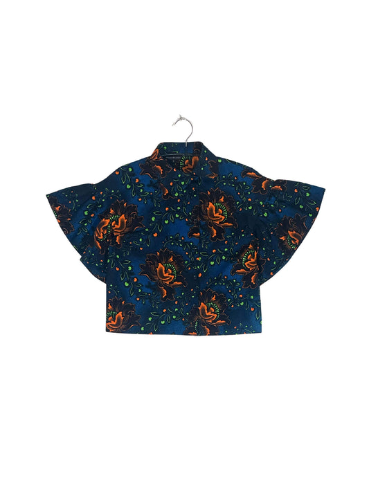 Asymmetric Collar Shirt #799 <S>