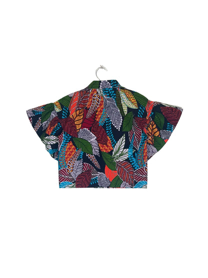 Asymmetric Collar Shirt #599 <S>