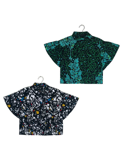 Asymmetric Collar Shirt