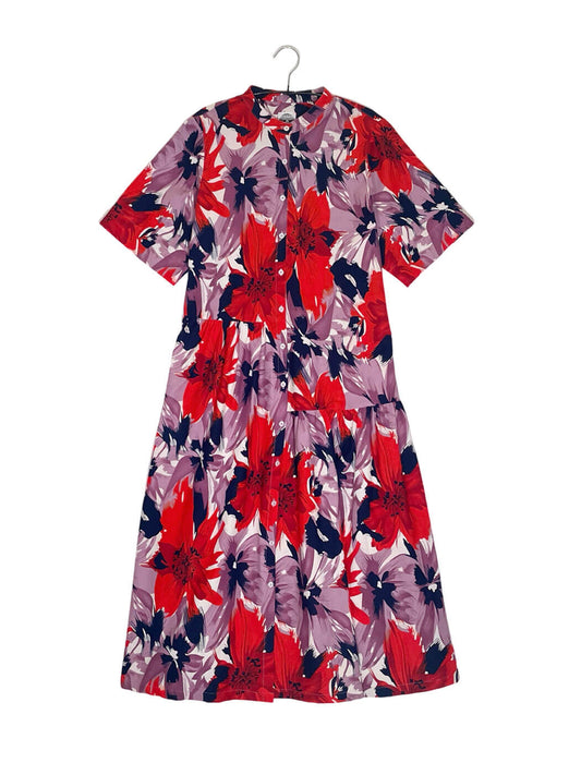 Asymmetric Shirt Dress #595 <L>