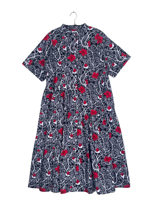 Asymmetric Shirt Dress #823 <L>