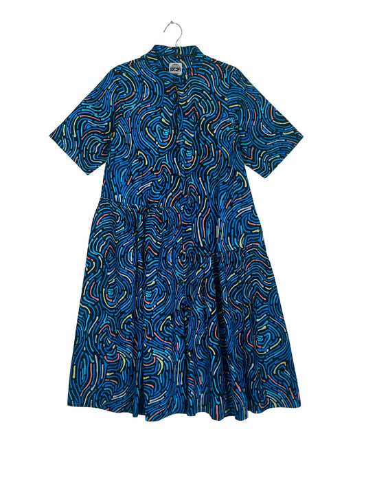 Asymmetric Shirt Dress #620 <S>