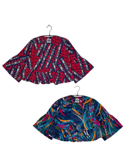 ベルスリーブクロップドジャケット