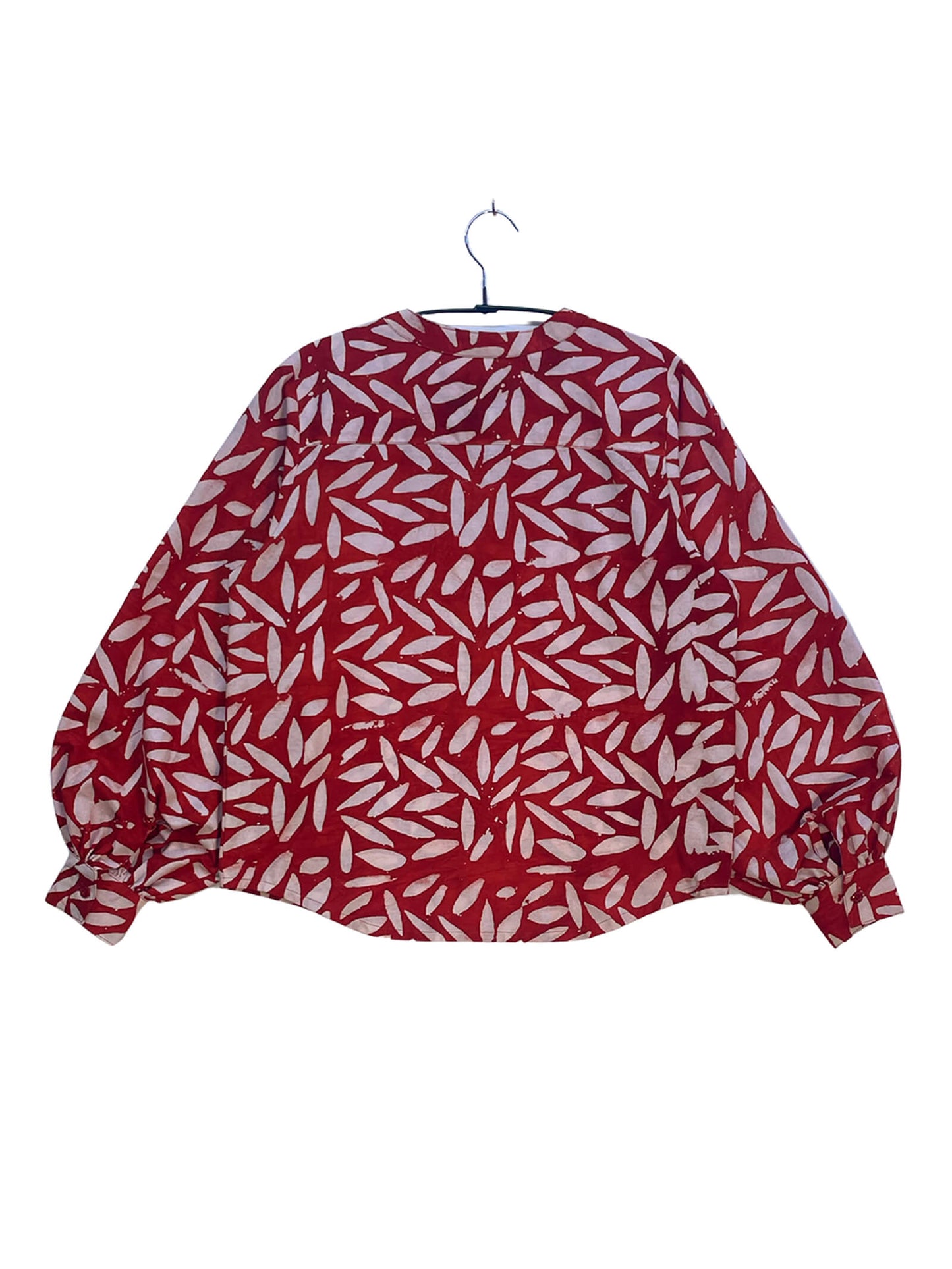 Batik Band Collar Shirt